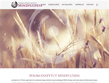 Tablet Screenshot of polski-instytut-mindfulness.pl